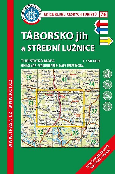Táborsko jih a Střední Lužnice 1:50 000 6. vydání