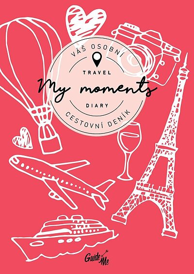 My Moments - Cestovní deník/ červený