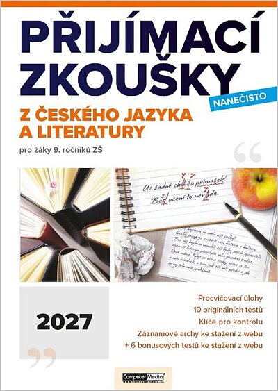 Přijímací zkoušky nanečisto z českého jazyka pro žáky 9.roč. ZŠ (2027)