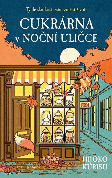 Cukrárna v noční uličce