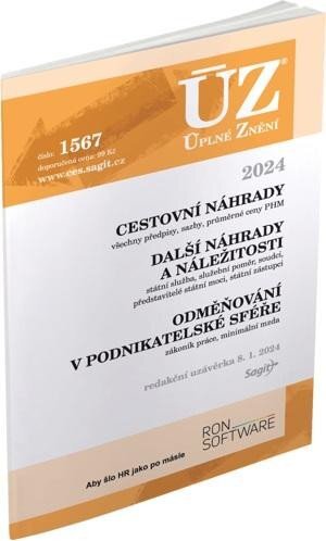 ÚZ 1567 Cestovní náhrady 2024