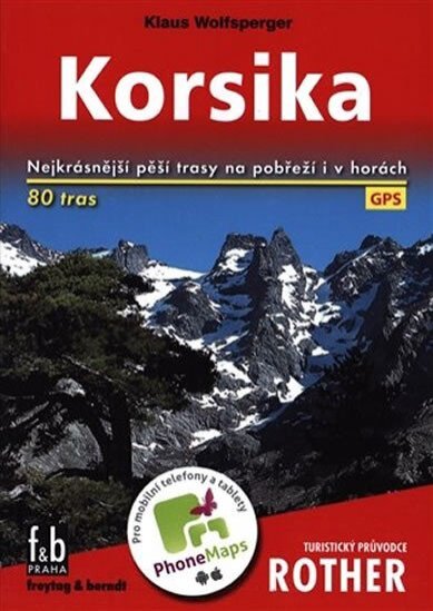 Korsika turistický průvodce ROTHER