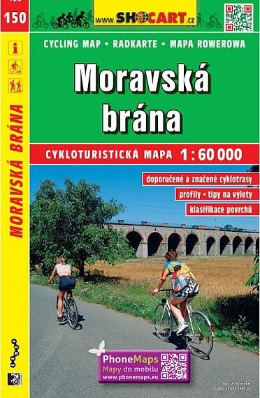 Moravská brána 1:60 000 cykloturistická mapa