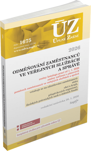 ÚZ 1675 Odměňování zaměstnanců ve veřejných službách a správě
