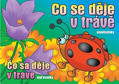 Co se děje v trávě - Omalovánky