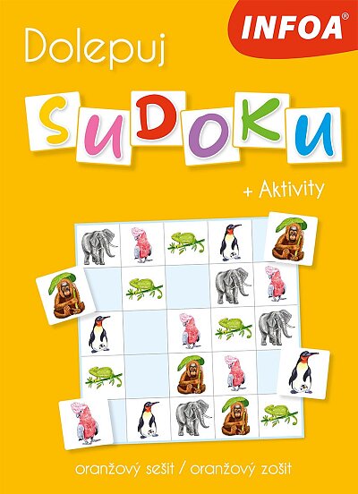 Dolepuj sudoku a aktivity oranžová