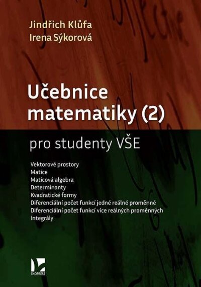 Učebnice matematiky 2 - pro studenty VŠE