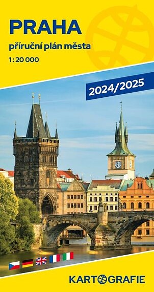 Praha příruční plán města 1 : 20 000 2024/2025 16.vydání