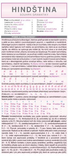 Hindština souhrn gramatiky skládačka