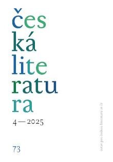 Česká literatura 4 / 2025