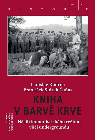 Kniha v barvě krve dotisk