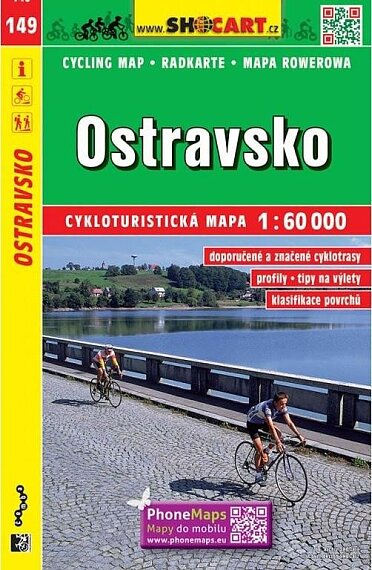 Ostravsko 1:60 000 cyklomapa