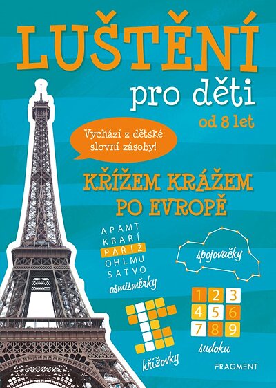Luštění pro děti Křížem krážem po Evropě
