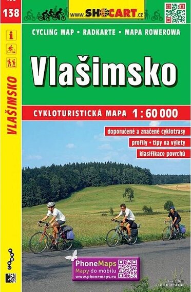 Vlašimsko 1:60 000 cykloturistická mapa