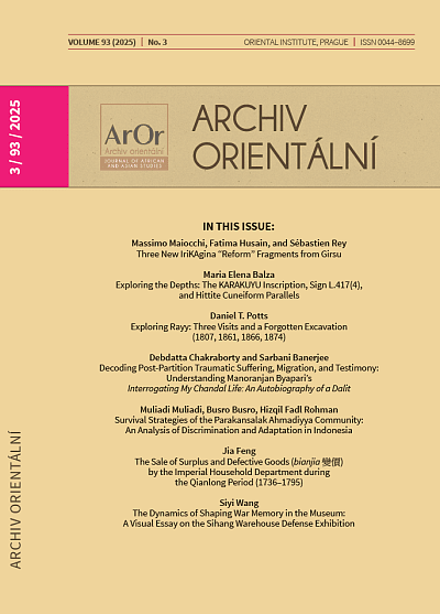 Archiv orientální 3/2025