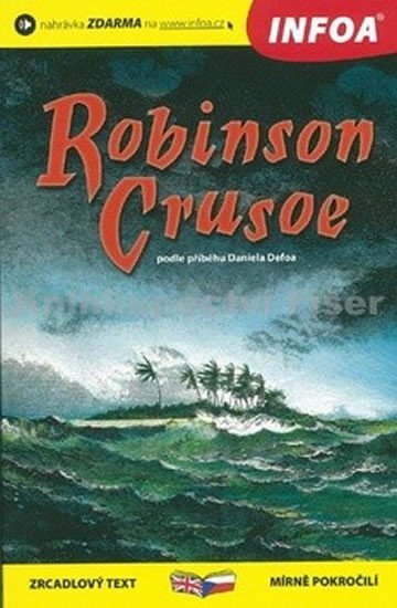 Robinson Crusoe Zrcadlový text Mírně pokročilí