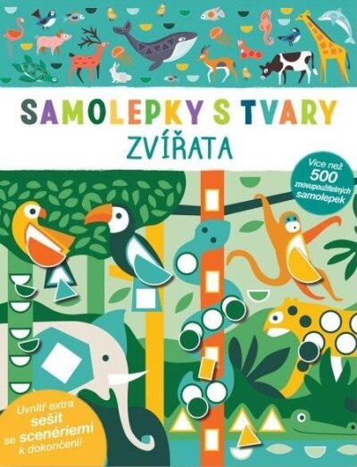 Zvířata Samolepky s tvary