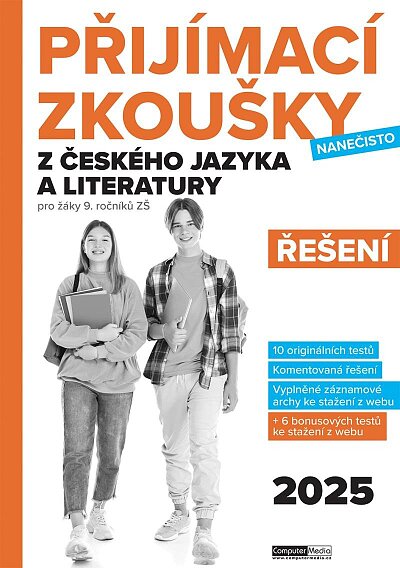 Přijímací zkoušky nanečisto z českého jazyka a literatury pro žáky 9. ročníků ZŠ (2025) Řešení