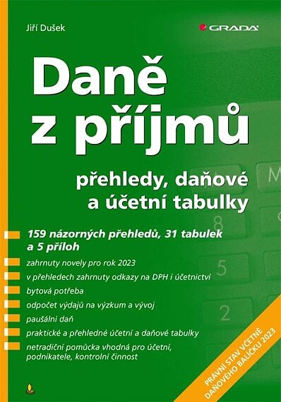 Daně z příjmů - přehledy, daňové a účetní tabulky (2023)