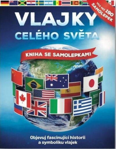 Vlajky celého světa - Kniha se samolepkami