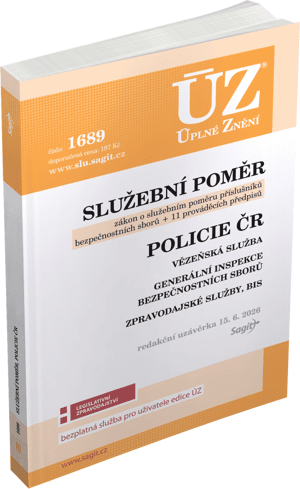 ÚZ 1689 Služební poměr Policie ČR