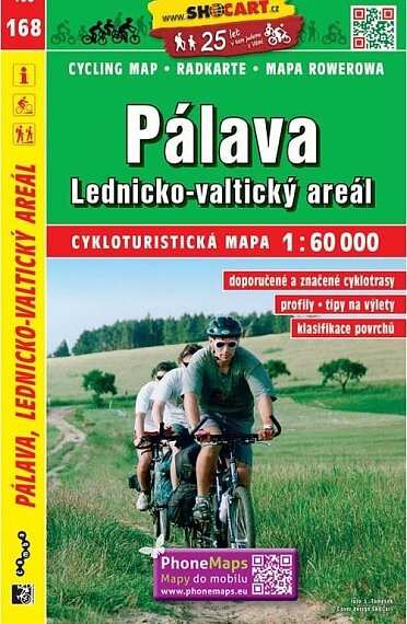 Pálava Lednicko-valtický areál 1:60 000 cyklo 168
