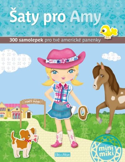 Šaty pro Amy 300 samolepek