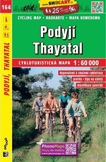 Podyjí Thayatal 1:60 000 cyklo 164