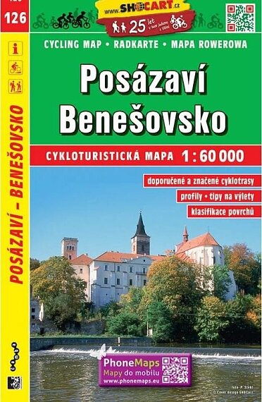 Posázaví Benešovsko 1:60 000 cyklo 126