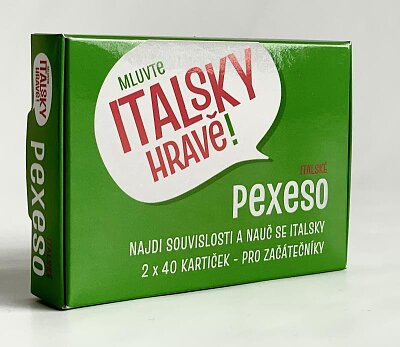 Mluvte italsky hravě! Pexeso