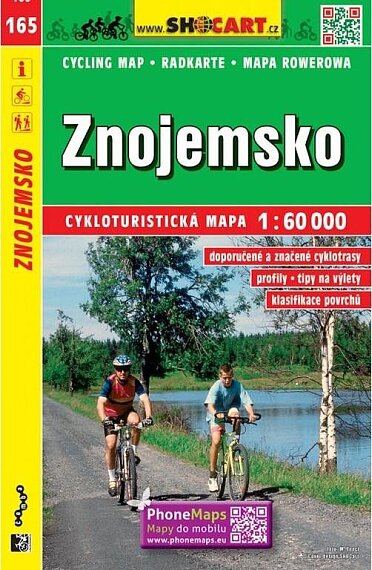 Znojemsko 1:60 000 cykloturistická mapa