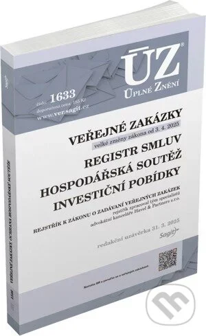 ÚZ 1633 Veřejné zakázky