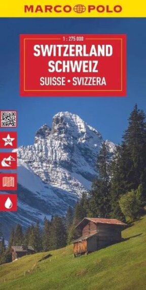 Švýcarsko 1:275 000 automapa