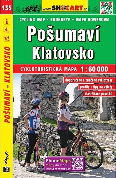 Pošumaví Klatovsko cyklo 1:60 000