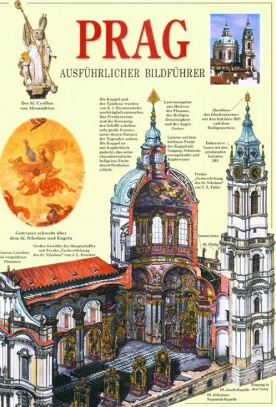 Praha podrobný obrazový německý průvodc