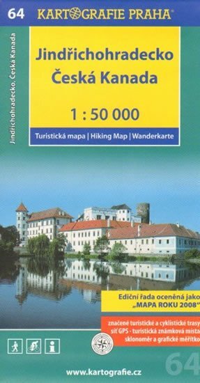 Jindřichohradecko Česká Kanada 1:50 000 turistická