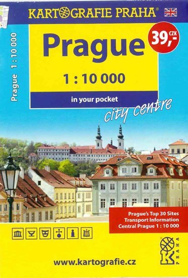 Praha ve vaší kapse centrum A 1:10 000