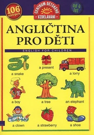 Angličtina pro děti s barevnými samolepkami
