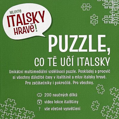 Italsky hravě! Puzzle, co tě učí italsky