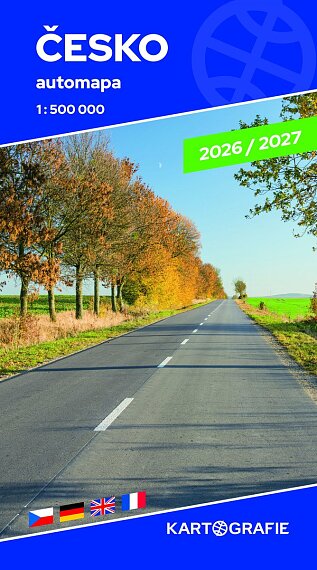 Česko automapa 1:500 000 2026/2027