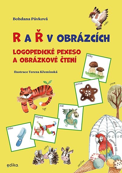 R A Ř v obrázcích Logopedické pexeso a obrázkové čtení