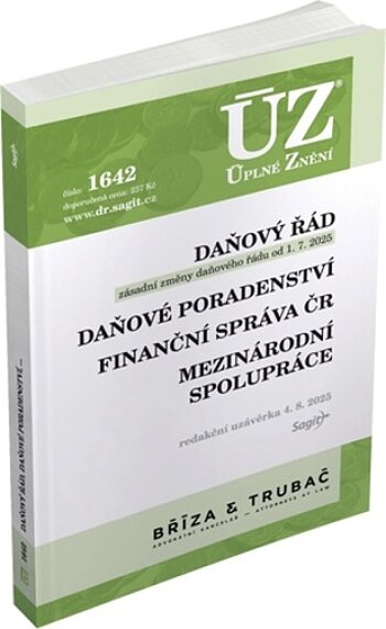 ÚZ 1642 Daňový řád