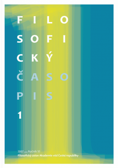 Filosofický časopis 1/2026