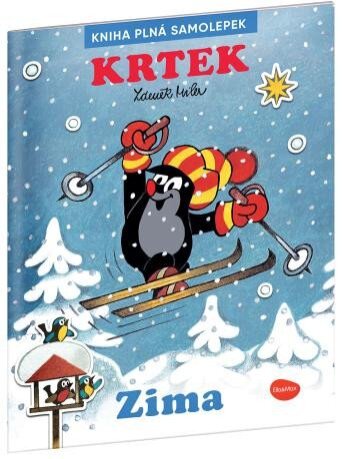 Krtek a zima kniha samolepek