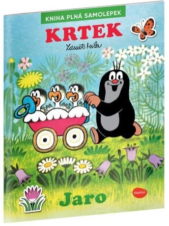 Krtek a jaro kniha samolepek